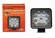 Myx Дневные ходовые огни  9LED, 27W, 6000K, 105*105mm   myx06240 100472