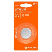 Airline Cr2025 Батарейка литиевая  1шт   cr2025-01 40701