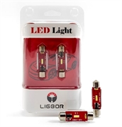 Ligbor Лампа светодиодная  C5W, 39mm, CANBUS, 1.8W, 9-18V, 6000K, 18  lr0202186039 100478