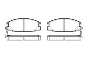 Trw Колодки тормозные передние GRAND CHEROKEE 4 10-  gdb4604 80494