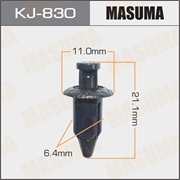 Masuma Kj-830 Клипса 80848