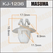 Masuma Kj-1236 Клипса 81020