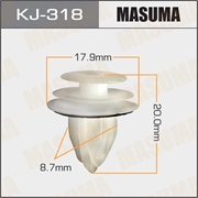 Masuma Kj-318 Клипса 81437
