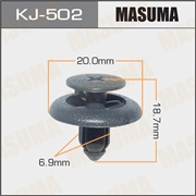 Masuma Kj-502 Клипса 82369