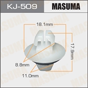 Masuma Kj-509 Клипса 82372
