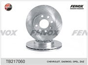 Fenox Диск тормозной передний  R13   2шт.  Nexia  tb217060 83686