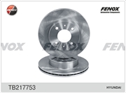 Fenox Диск тормозной передний Accent  к-т   tb217753 85213