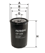Filtron Фильтр масляный  op526 87640