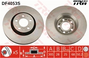 Trw Диск тормозной передний VOLVO S60,S80,V70,XC70  2шт   df4053s 40004