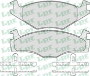 Lpr Колодки тормозные  05p591 80508