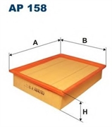 Filtron Фильтр воздушный  ap158 81921
