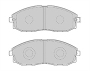Jhb 58101-4ba10 Колодки торм. пер. Porter 2 GDB3089/BP11434 83070