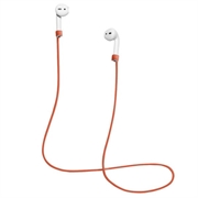 Krutoff Шнурок силиконовый для AirPods  красный   09711 39577