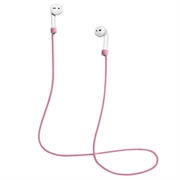 Krutoff Шнурок силиконовый для AirPods  розовый   09712 39578