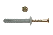 Дюбель-гвоздь с бортиком  D=6мм, L=40мм   10шт. 41975