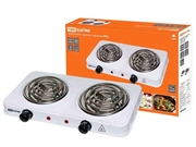 Tdm Электроплита 2-х комфорочная белая  2x1kW, 230V, спираль   sq2504-0002 43067